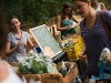 Feira de produtos organicos na Escola Acalanto, feita pelo SÃ­tio A Boa Terra